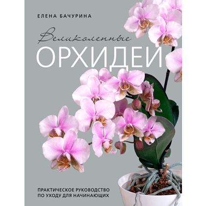 Книга "Великолепные орхидеи. Практичное руководство по уходу для начинающих", Бачурина Е. 