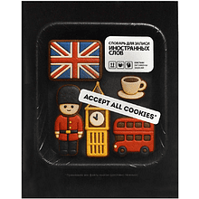 Тетрадь для записи иностранных слов  "Фразы с характером", А5, 48 листов, черный