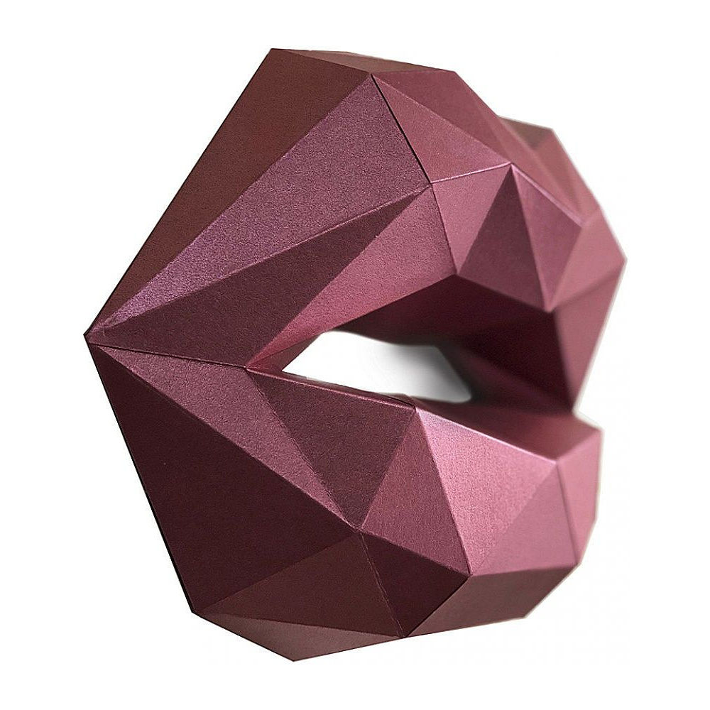 Набор для 3D моделирования "Поцелуй", темно-красный - 2