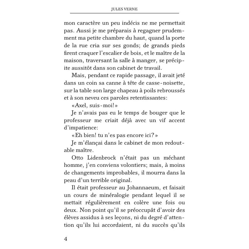 Книга на французском языке "Voyage au centre de la Terre", Жюль Верн - 4