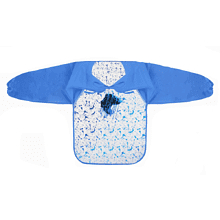 Фартук для труда "Джойстик" с рукавами, голубой