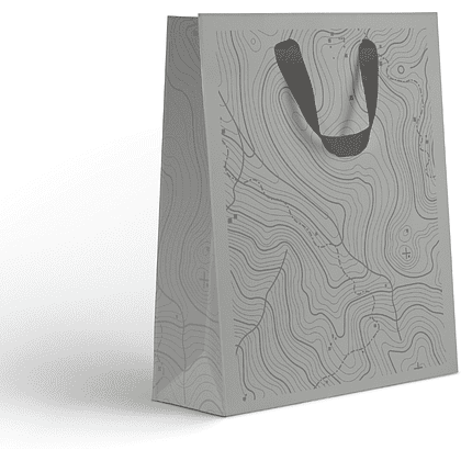 Пакет бумажный подарочный "Country MT", 18х22.7х10 см, ассорти - 4