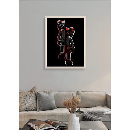 Картина по номерам "Kaws SPLIT" - 2