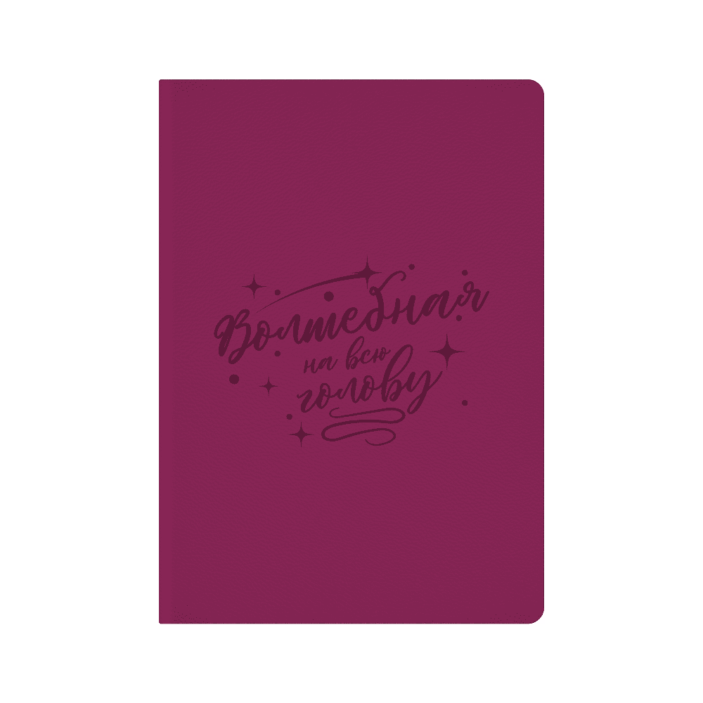 Ежедневник BrunoVisconti недатированный «Волшебная на всю голову», А5, темно-розовый 