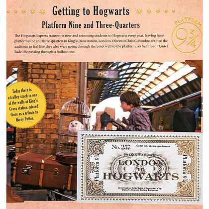 Книга на английском языке "Harry Potter - Hogwarts. A Movie Scrapbook" Illustr. - 4