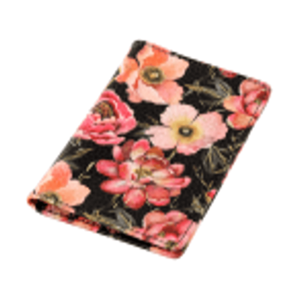 Обложка для паспорта "Flora. Pink Blossom", кожзам, розовый - 2