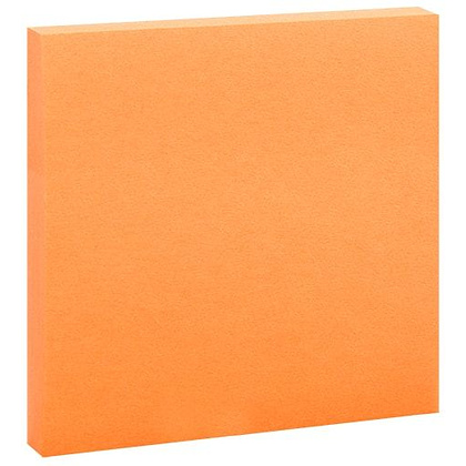 Бумага для записей на клейкой основе "Kores", 75x75 мм, 100 листов, оранжевый неон - 2