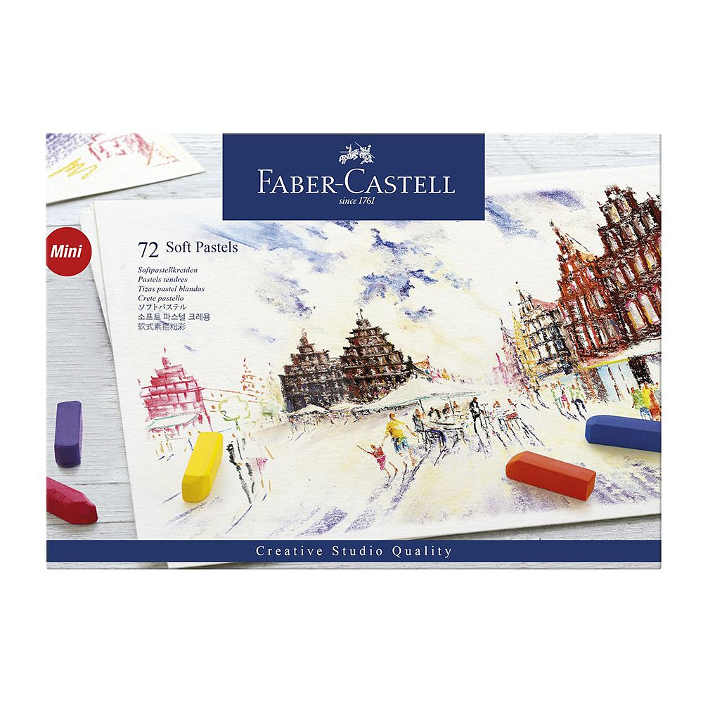 Пастель сухая "Creative Studio Mini" Faber-Castell, 72 шт, ассорти