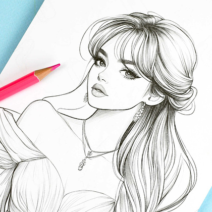 Раскраска "Создай образ. Вечерние платья" - 3