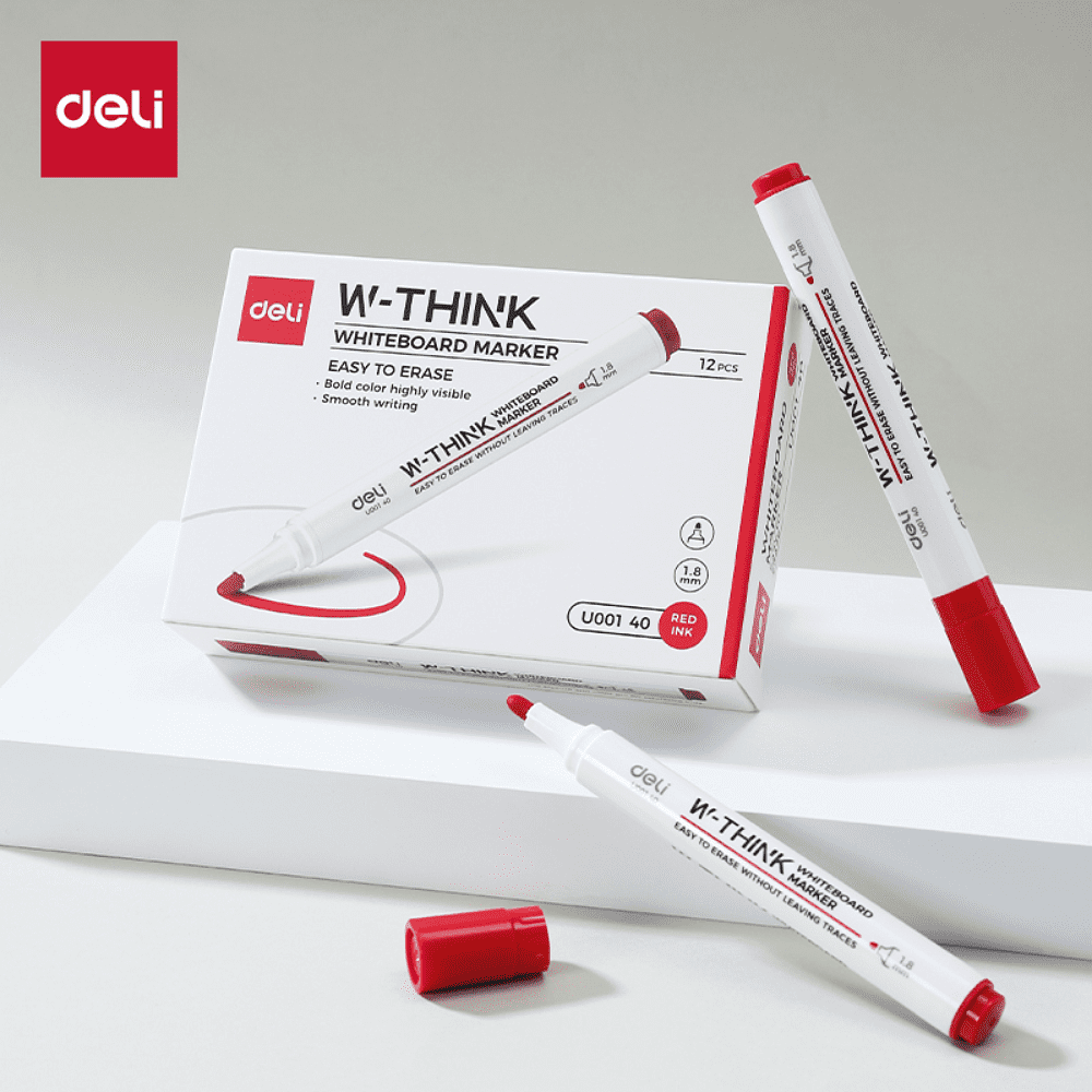 Маркер для доски "Think U001", красный - 5