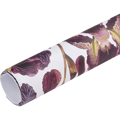 Бумага декоративная в рулоне "Flora. Ирисы", 1 x 0,7 м - 4