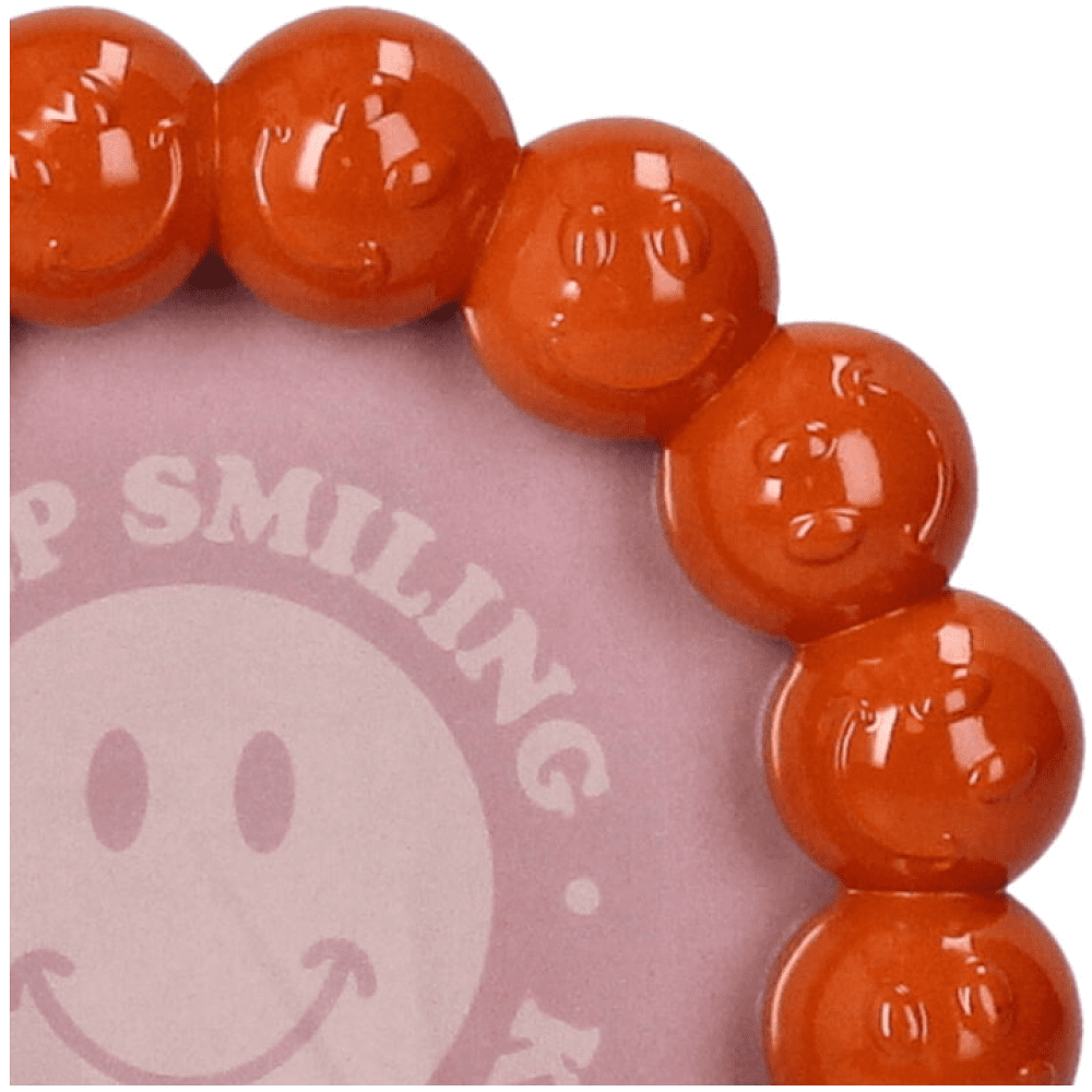 Фоторамка "Smiley", 10х10 см, полирезина, оранжевый - 4