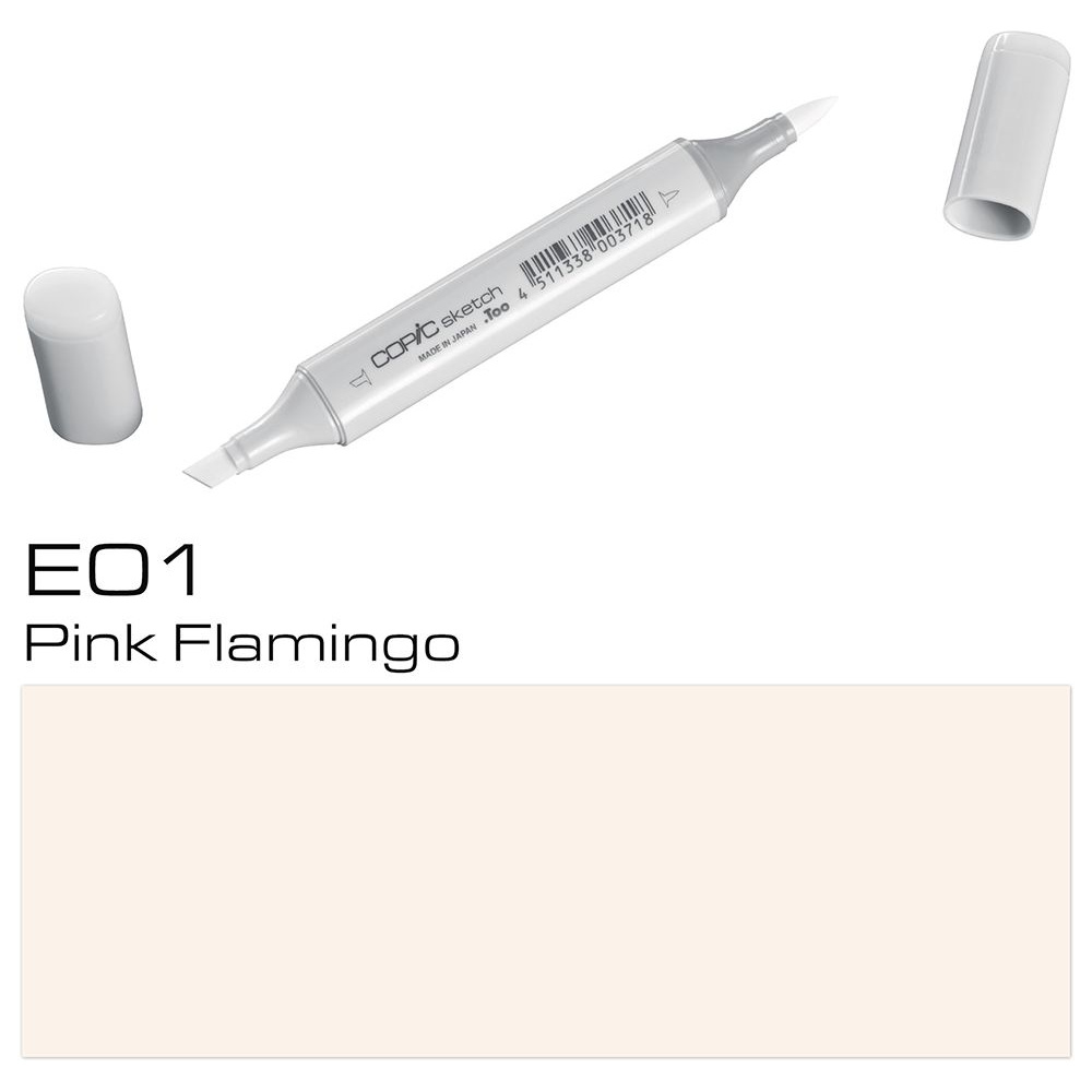 Маркер перманентный "Copic Sketch", E-01 розовый фламинго