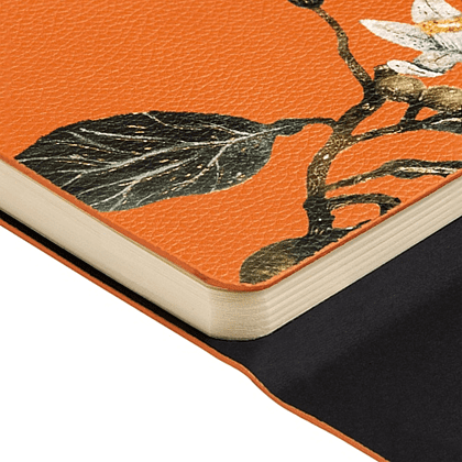 Ежедневник недатированный "Fauna. Paradise. Oranges", А5, 192 страниц, линейка, оранжевый - 3