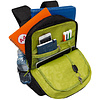 Рюкзак школьный "Greezly" с карманом для ноутбука, черный, салатовый - 4