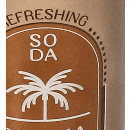 Ваза "Soda Bottle Palma Fine", фаянс, коричневый - 3