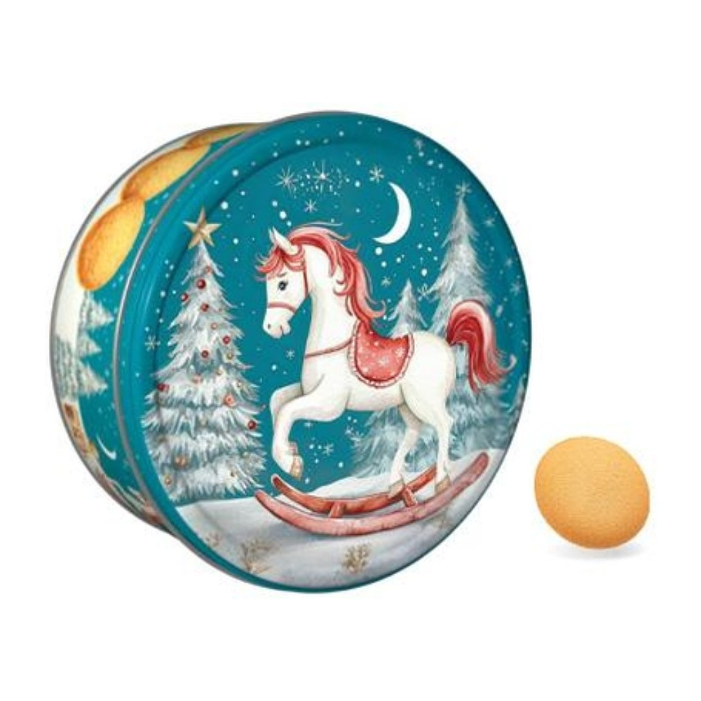 Печенье сдобное "Regnum", ж/б., Cимвол Года: Лошадь, 150 гр. - 2