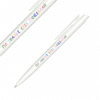Набор ручек шариковых автоматических "Dart Polished. Ручка удачи", 1.0 мм, белый, стерж. синий, 5 шт - 6