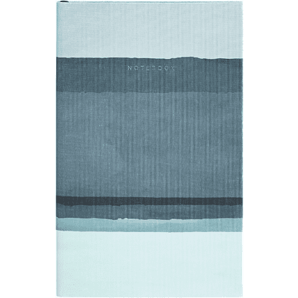 Еженедельник датированный "Stripes Shadow", А5, 96 листов, голубой, срез разноцветный, 2026