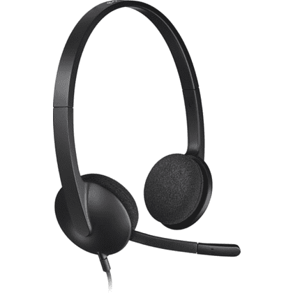 Наушники с микрофоном Logitech "Stereo Headset H340"