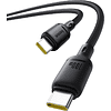 Кабель Baseus P10377704113-00, Type-C to Type-C, 100W, 1 м, Cluster Black - 2