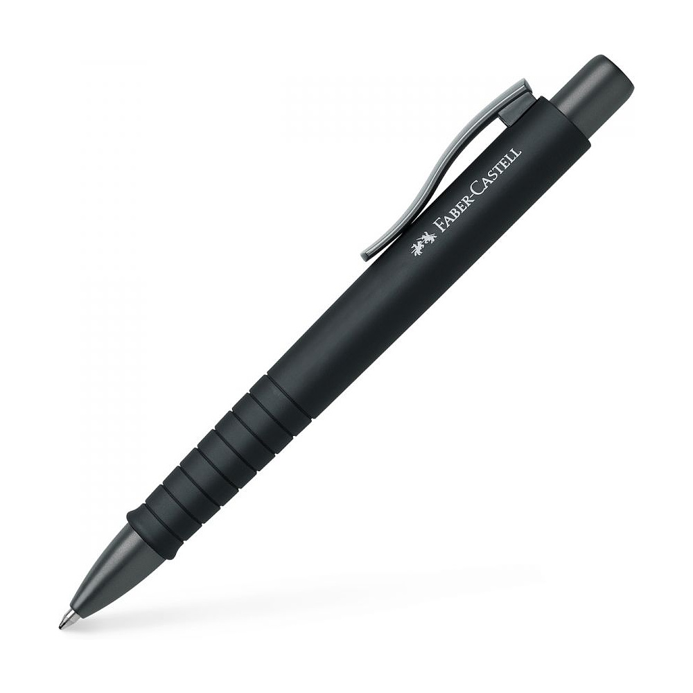 Ручка шариковая автоматическая "Poly Ball XB", 1.0 мм, черный, стерж. синий