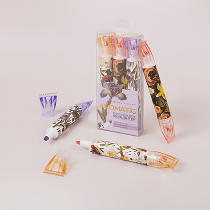 Набор маркеров текстовых “Flora”, 3 штуки, ассорти - 6