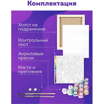 Картина по номерам "Дворик в Троецком. Игорь Свентицкий", 40x50 см - 9