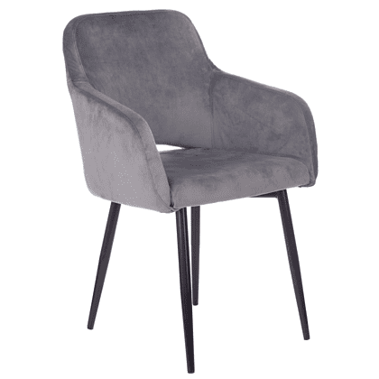 Кресло "Бюрократ CH-380F", ткань, серая жемчужина, каркас металл, корпус черный