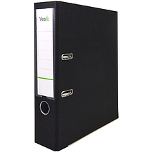 Папка-регистратор "Yesli:", А4, 75 мм, ПВХ Эко, черный