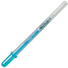 Ручка гелевая "Gelly Roll Glaze", 0.6 мм, прозрачный, стерж. голубой