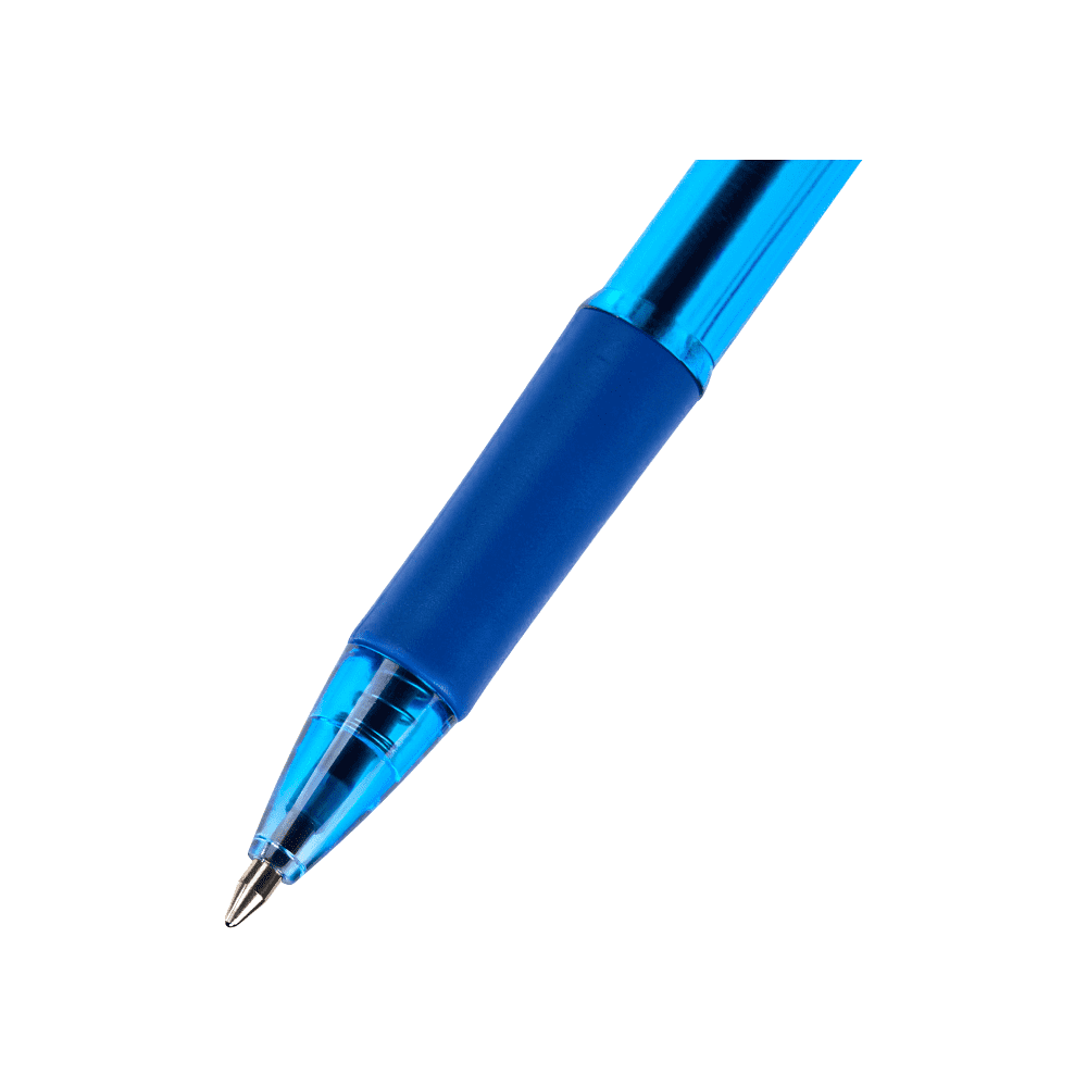 Ручка шариковая автоматическая "BK417", 0.7 мм, синий, стерж. синий - 4