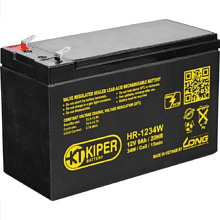 Аккумуляторная батарея Kiper HR-1234W F2, 12 В, 9 Ач