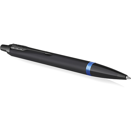 Ручка шариковая автоматическая Parker "IM Vibrant Rings K315", 0,7 мм, черный, синий, стерж. синий - 4