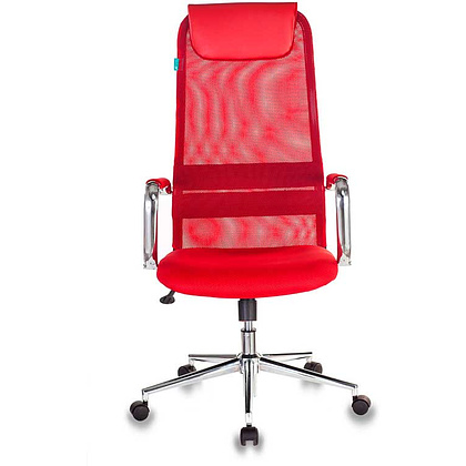 Кресло для руководителя "Бюрократ KB-9/DG", ткань, металл, красный - 2