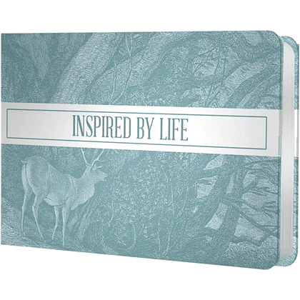 Еженедельник недатированный "Floreale. Smoky Sky", 64 листа, голубой