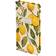 Еженедельник датированный "Flora. Paradise. Lemons" на 2027 год, A6, 128 страницы, линейка, желтый