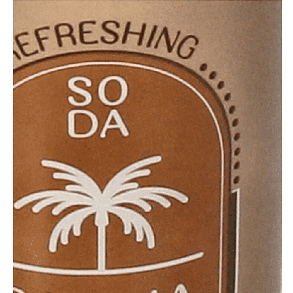 Ваза "Soda Bottle Palma Fine", фаянс, коричневый - 3