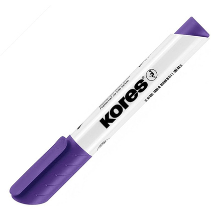 Маркер для доски "Kores", фиолетовый