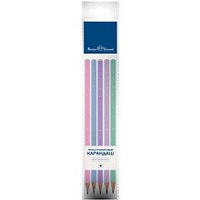 Карандаш простой "Graphix Zefir", HB, 5 шт.