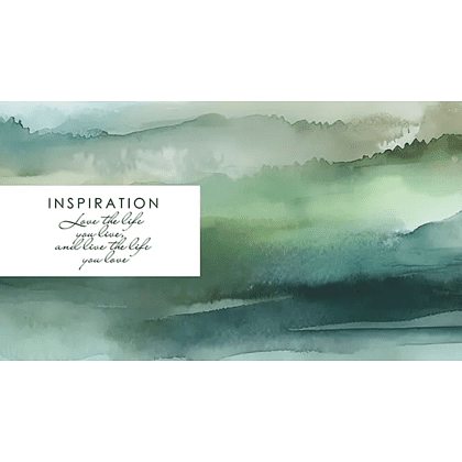 Планинг недатированный "Classic. Свежее утро", 172x97x8 мм, 64 листа, зеленый  - 2