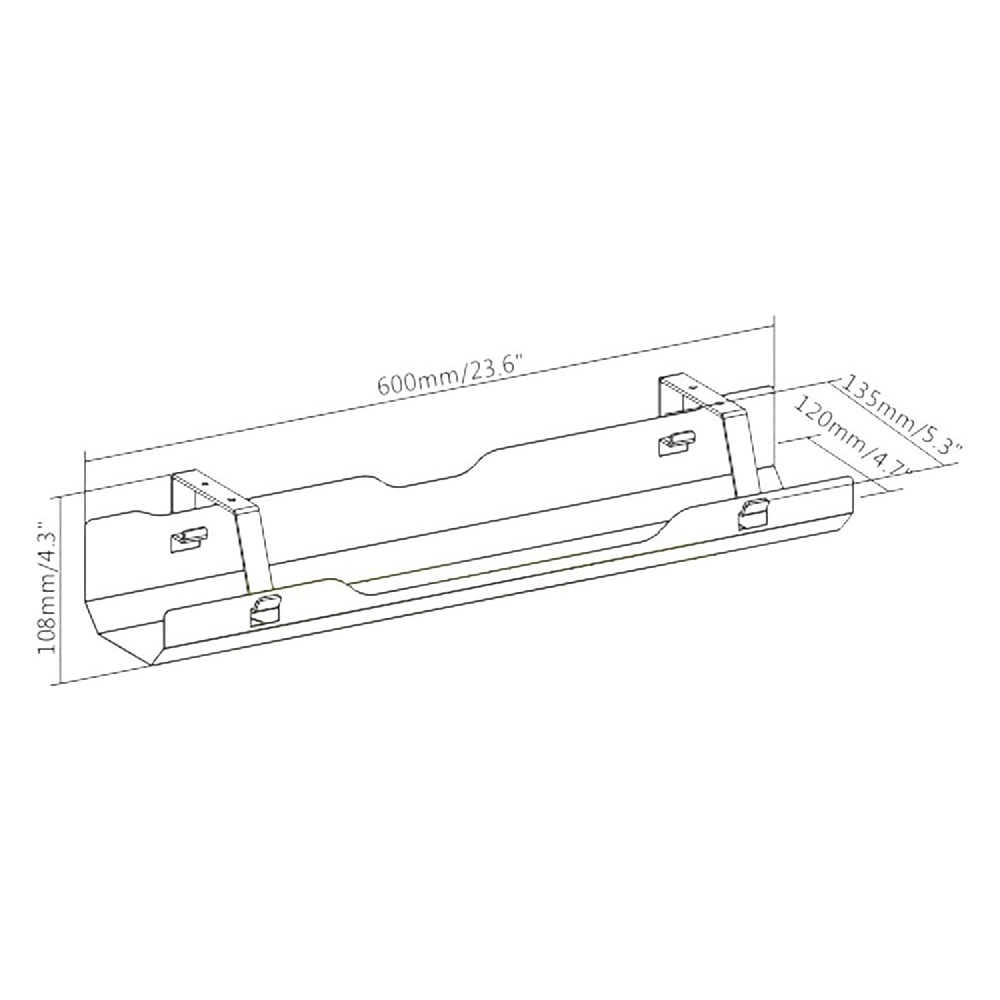 Лоток для проводов Cable Tray BLACK, черный - 5