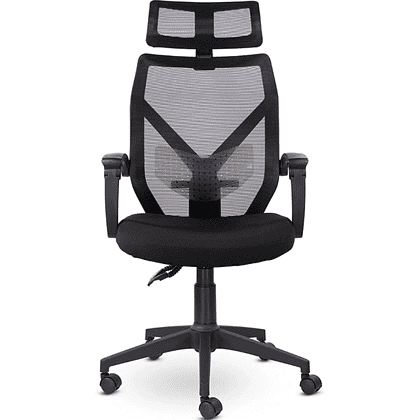 Кресло для руководителя UTFC Астон М-711, сетчатая ткань, черный, -50% - 2