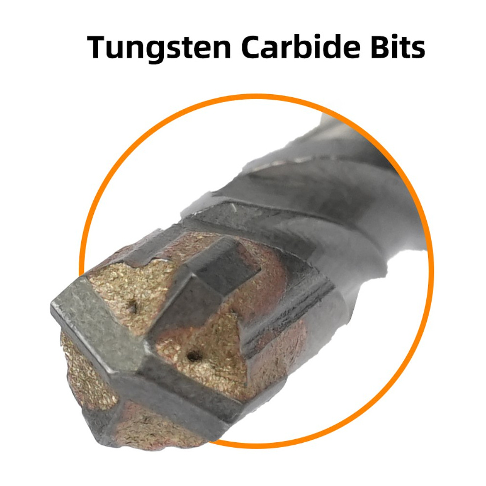 Бур по бетону Deli YS EDH-YCZ11006-E1, 6x110 мм, X-Tip, SDS-PLUS - 9 Бур по бетону Deli YS EDH-YCZ11006-E1, 6x110 мм, X-Tip, SDS-PLUS - 9