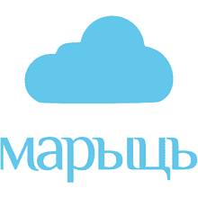 Футболка унисекс "Libra. Марыць", 220, XS-S, хлопок, оверсайз, белый, голубой