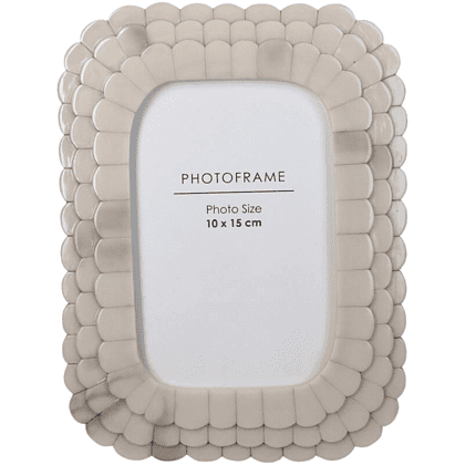 Фоторамка "KAL-7450", 10x15 см, полирезина, слоновая кость