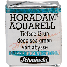 Краски акварельные "Schmincke Horadam", 954 зеленый deep sea, полукювета