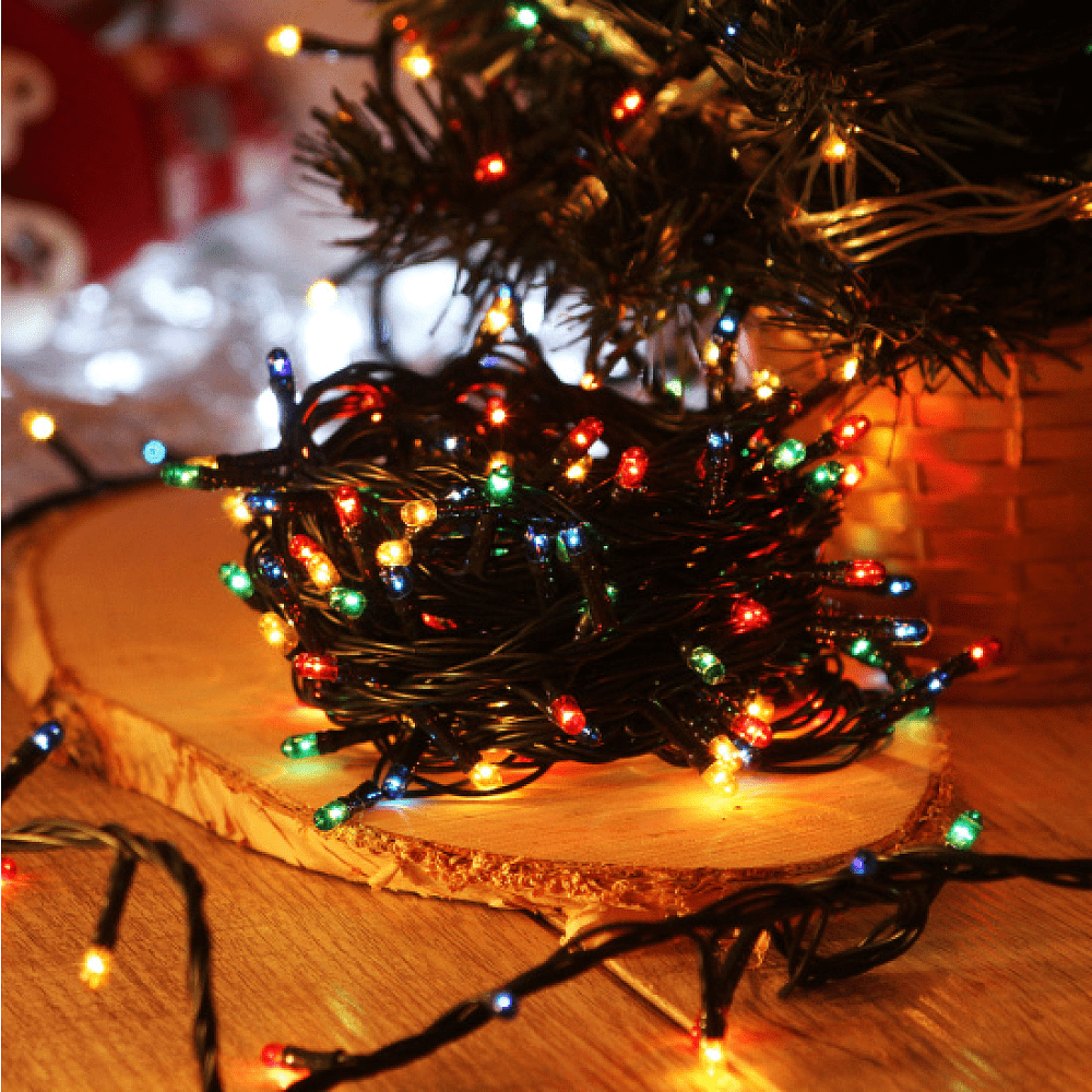 Гирлянда электрическая LED "Нить", 15 м, мультиколор - 3