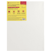 Холст на подрамнике "Сонет", 30х40 см, хлопок, 380 г/м2, среднее зерно