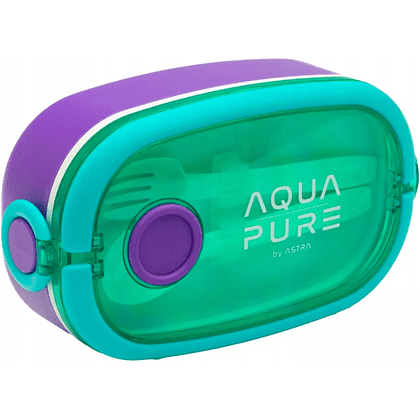Контейнер для еды "Aqua Pure", пластик, зеленый, фиолетовый - 5